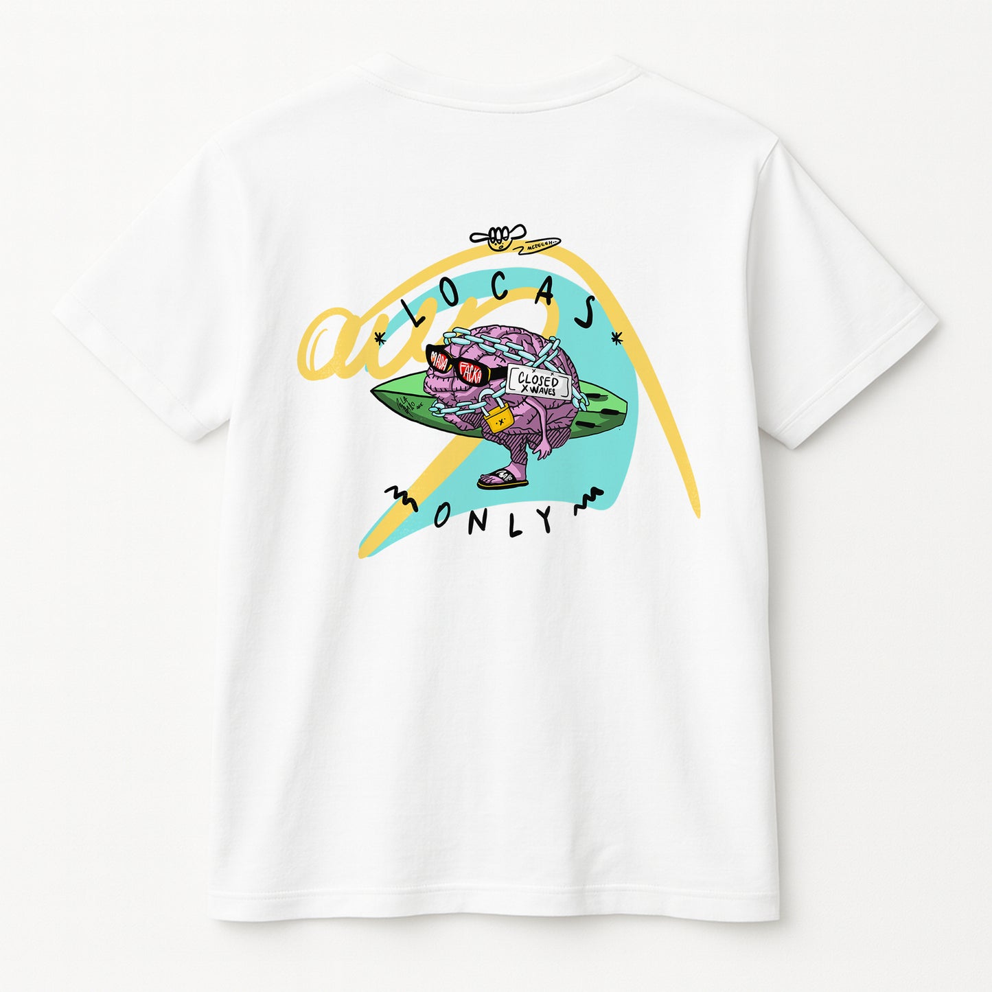 Camiseta orgánica unisex surf