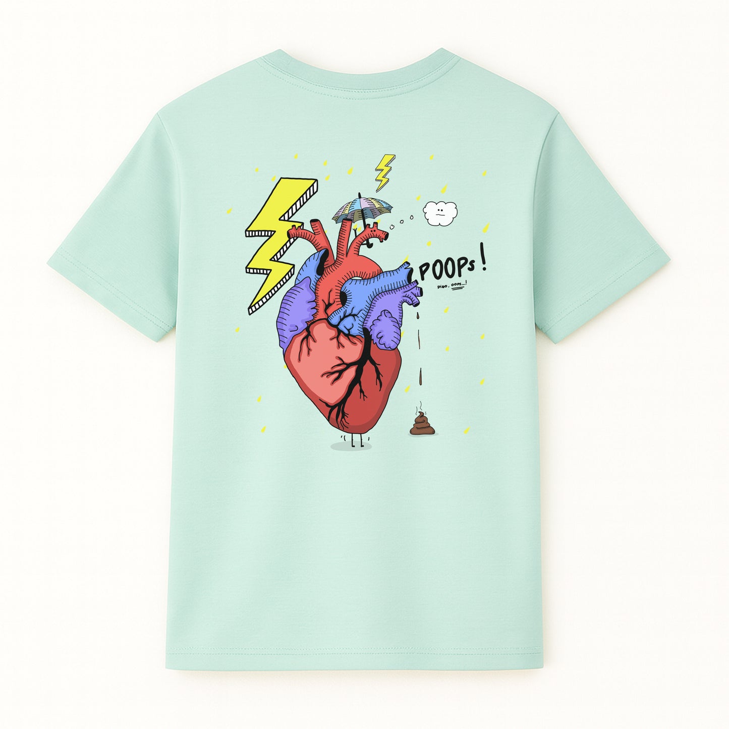 Camiseta unisex ecológica Corazón