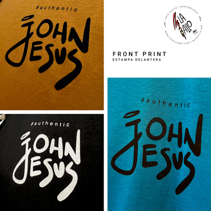 Camiseta orgánica unisex John Jesus